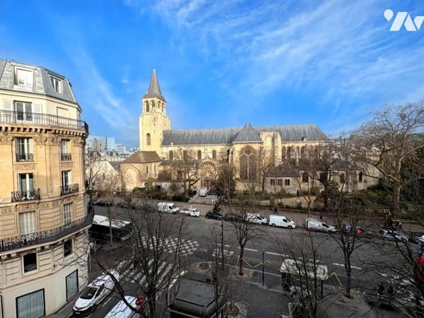 ST GERMAIN DES PRES - DEUX PIECES - VUE EGLISE