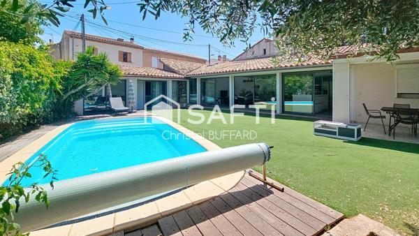 Montolivet maison contemporaine avec piscine