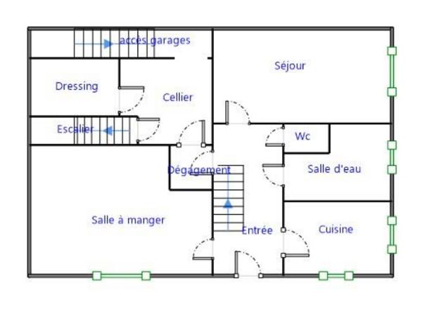 Maison de village avec jardin à Perrigny