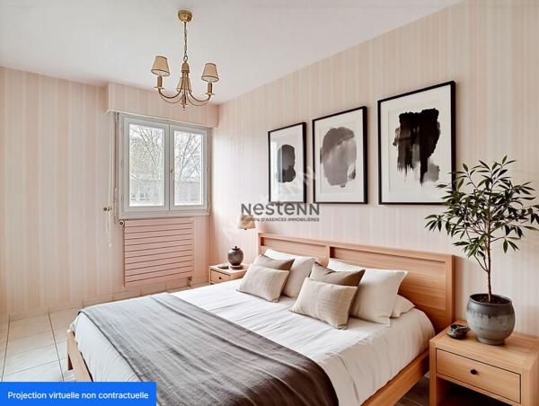 A VENDRE- 3 CHAMBRES POSSIBLES pour cet appartement Grenoble 4 pièce(s) 82.55 m2 Lumineux en étage Idéal famille et proche des transport.