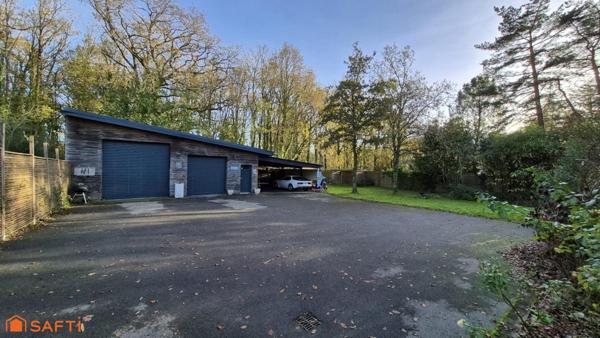 Maison familiale avec atelier indépendant