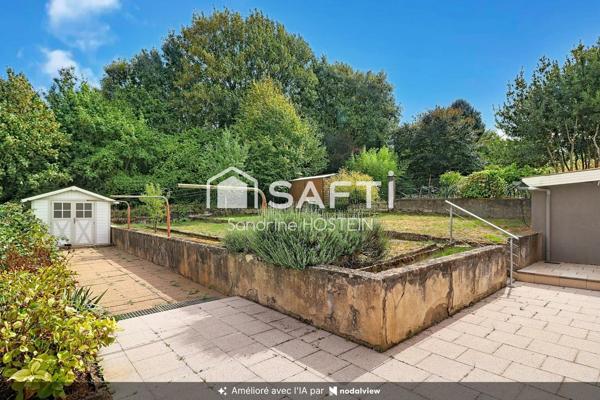 Maison de 90m2 avec 3 chambres, jardin et garage!