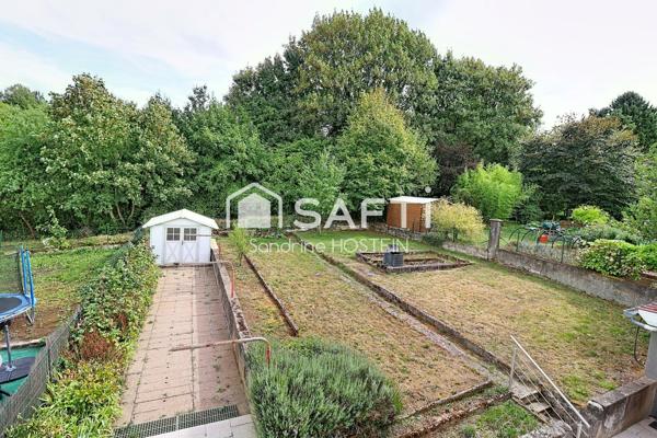 Maison de 90m2 avec 3 chambres, jardin et garage!