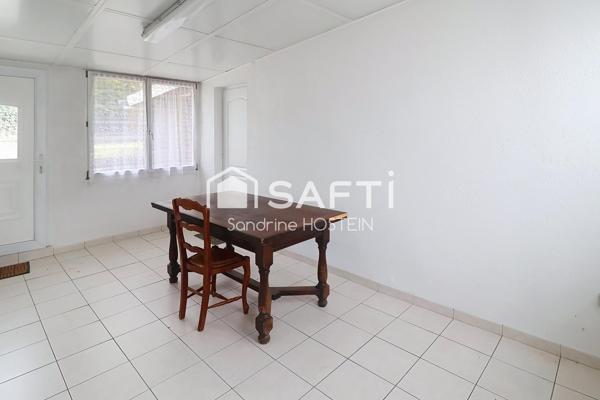 Maison de 90m2 avec 3 chambres, jardin et garage!