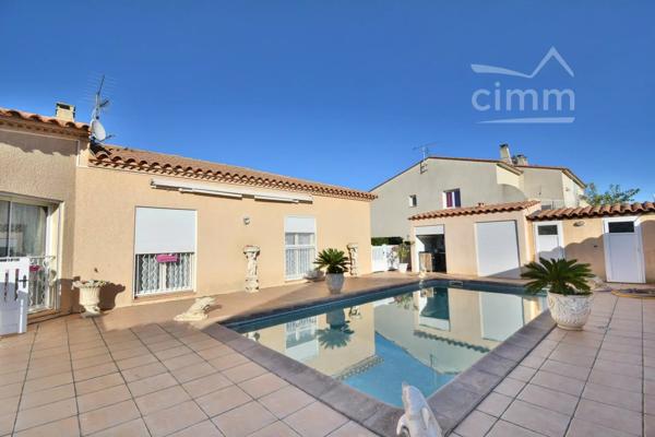 VENTE - 66280 SALEILLES - BELLE VILLA 5 PIECES - 4 FACES - PISCINE- GARAGE - PYRENEES ORIENTALES