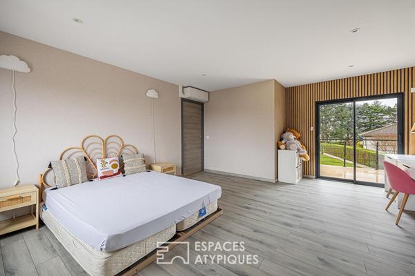 Maison moderne avec piscine