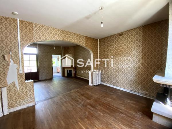 Maison à rénover avec fort potentiel premier achat ou investissement locatif avec terrain constructible