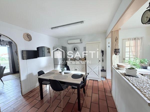 PAVILLON PLAIN PIED 5 CHAMBRES DONT UNE SUITE PARENTALE ET JARDIN A FRESSINES !