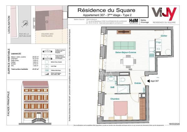 Appartement de standing en centre ville