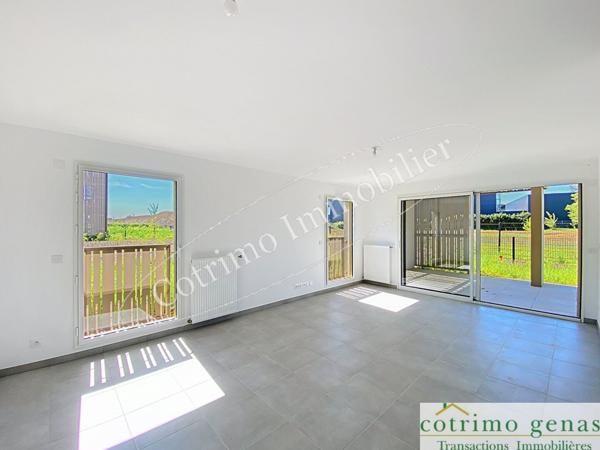 GENAS Appartement T4 de 83,50m²+terrasse+jardin 54m²