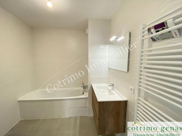 GENAS Appartement T4 de 83,50m²+terrasse+jardin 54m²