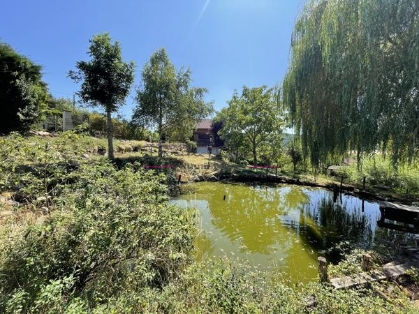 Chalet en bois avec étang et vue campagne – Un véritable havre de paix !