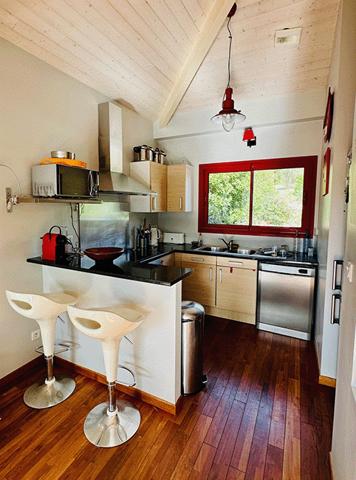 Cap Ferret plage des Américains / jetée Bélisaire, ravissante villa bois 72 m2 / 3 chambres + pisc