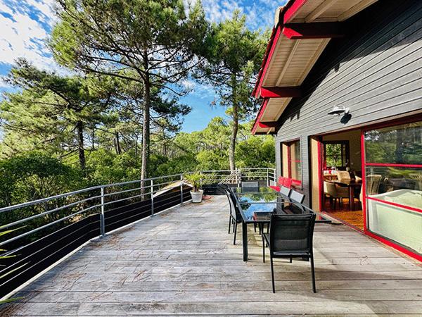 Cap Ferret plage des Américains / jetée Bélisaire, ravissante villa bois 72 m2 / 3 chambres + pisc