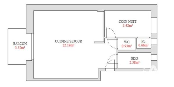 Appartement à vendre 2 pièces 31 m² Cassis