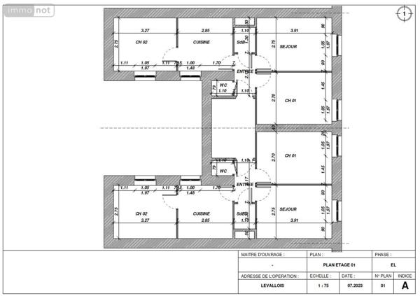 Immeuble à vendre à Levallois-Perret dans les Hauts-de-Seine (92300), ref : CG924