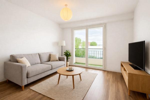 Pau Nord – Appartement T3 rénové avec balcon plein sud et vue Pyrénées