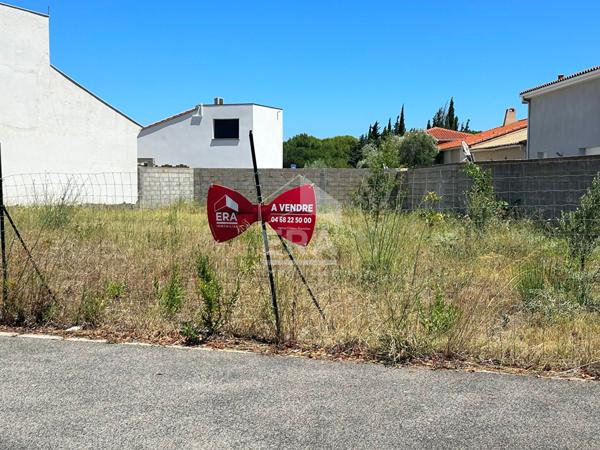 À VENDRE Terrain viabilisé de 617 m² La Fauceille, Perpignan
