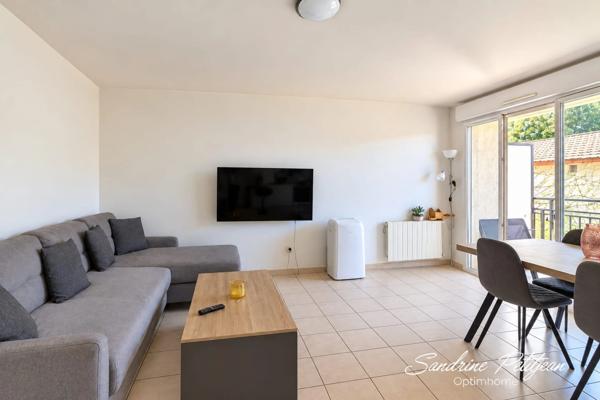 A vendre Appartement T2 45.13m² - avec balcon et garage – Centre Saint André de Corcy (01390)