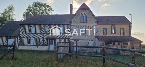 Corps de ferme avec dépendances et terrain