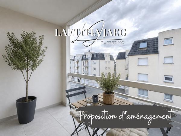 Erstein (67150) ERSTEIN – APPARTEMENT 3 PIÈCES RÉNOVÉ AVEC ASCENSEUR / BALCON / GARAGE – PROXIMITÉ STRASBOURG