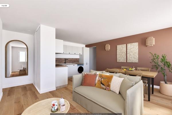 Appartement à vendre |  Lyon 04 |  2 pièces | 44,6 m²