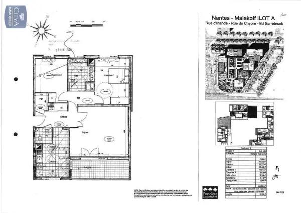 Appartement à louer 3 pièces 80.69m²