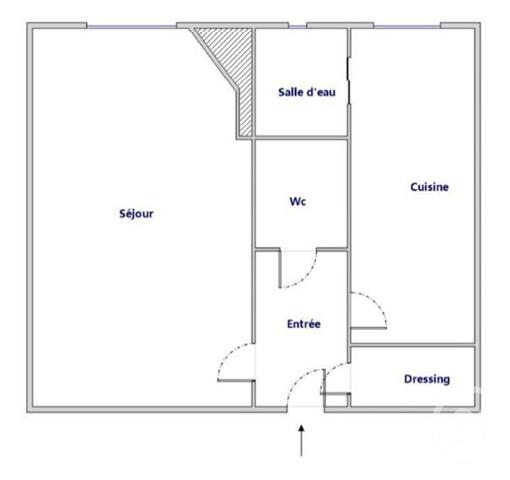 Appartement Studio à vendre  1 pièce - 22,16 m2 BOULOGNE BILLANCOURT - 92