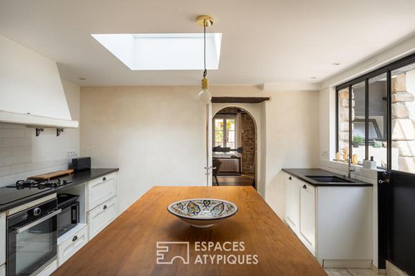 Maison au charme singulier aux abords des remparts d’Auray