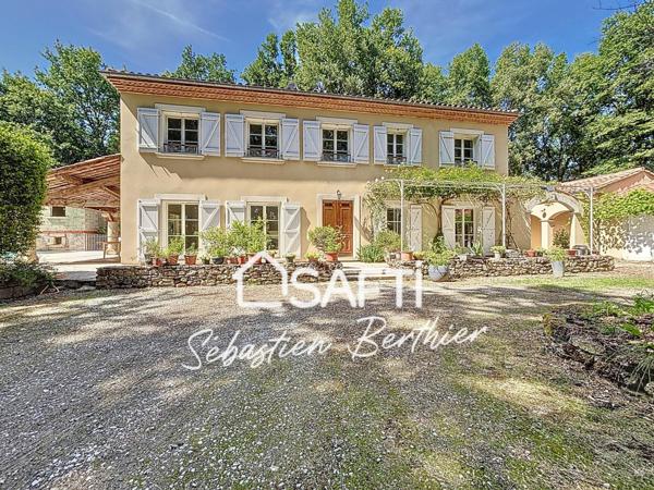 Rare ! Maison de maître avec terrain de 6244m² -25 min Rocade Toulousaine - Piscine 12X6 -Dépendances