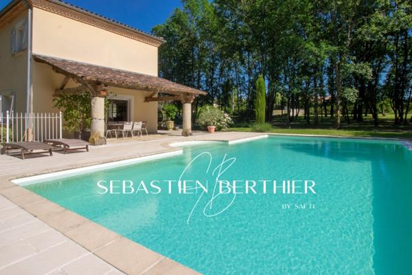 Rare ! Maison de maître avec terrain de 6244m² -25 min Rocade Toulousaine - Piscine 12X6 -Dépendances