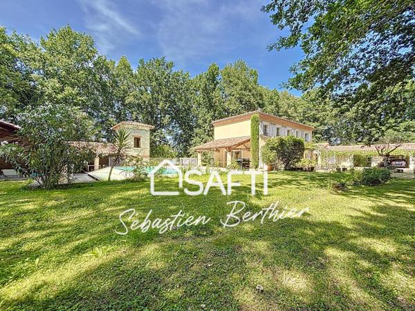 Rare ! Maison de maître avec terrain de 6244m² -25 min Rocade Toulousaine - Piscine 12X6 -Dépendances