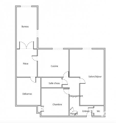 Appartement à vendre 3 pièces 81 m² Lyon 2