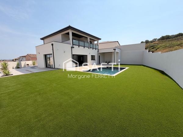 VILLA MODERNE 147 M² AVEC PISCINE SUR TERRAIN DE 492 M²