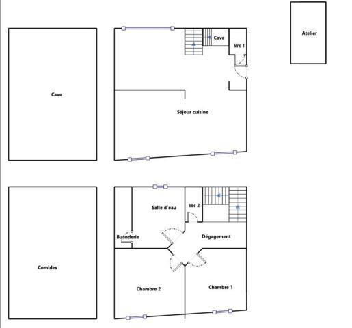 Maison
         4 pièces
        - 82 m² Exclusivité 585 000 € *