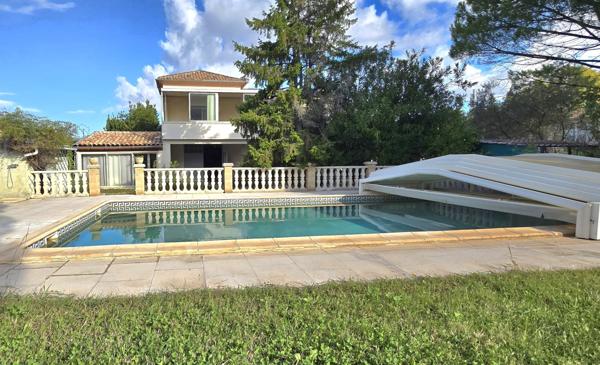 Caumont-sur-Durance (84510) PROPRIETE 225M² avec 2 logements, PISCINE, TERRAIN 1490m²
