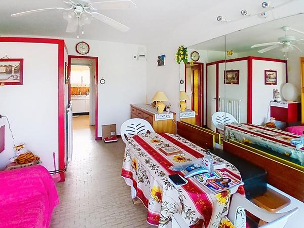 Appartement type T1 de 29 m2 à Argelès-sur-Mer centre plage, terrasse de 5 m2