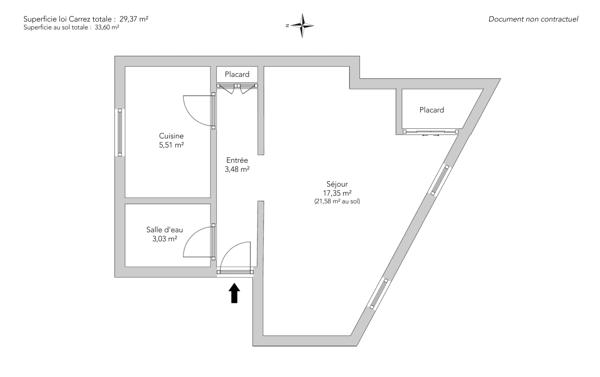 Appartement Paris 9 e - NOTRE-DAME-DE-LORETTE / RUE DE PROVENCE