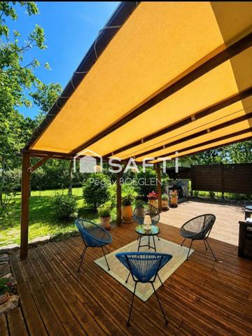 SUPERBE MAISON DE PLAIN PIED INDIVIDUELLE DANS UN QUARTIER RESIDENTIEL DE LABASTIDE MARNHAC