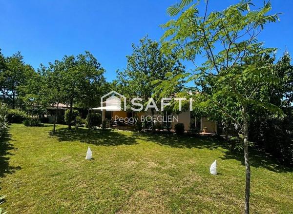 SUPERBE MAISON DE PLAIN PIED INDIVIDUELLE DANS UN QUARTIER RESIDENTIEL DE LABASTIDE MARNHAC