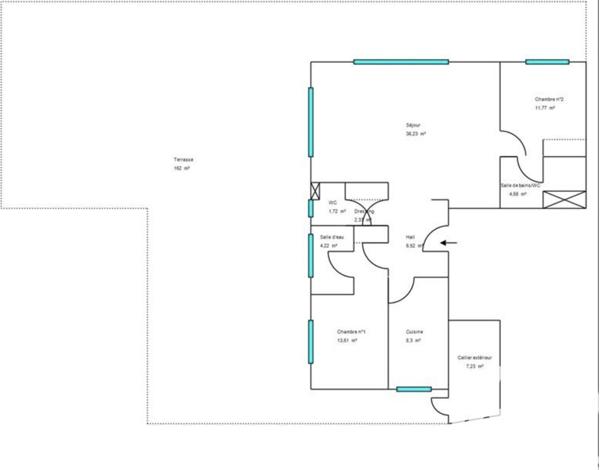 Appartement à vendre 4 pièces 130 m² Le Cannet
