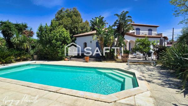 Presqu’île de Giens - Villa plein sud avec piscine à 5 min des plages