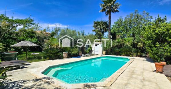 Presqu’île de Giens - Villa plein sud avec piscine à 5 min des plages