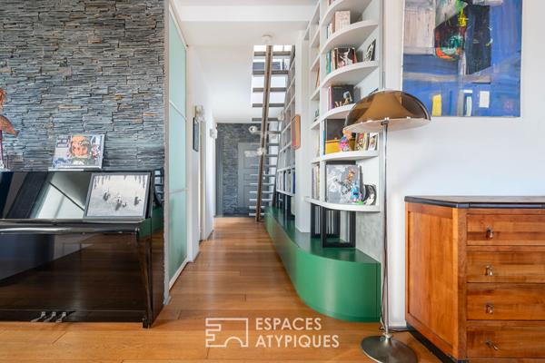 Loft en dernier étage avec terrasses et rooftop