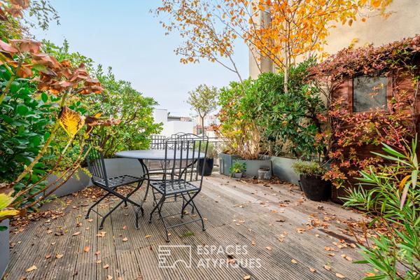 Loft en dernier étage avec terrasses et rooftop