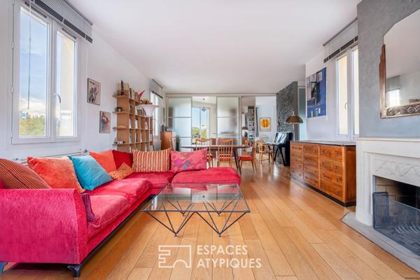 Loft en dernier étage avec terrasses et rooftop