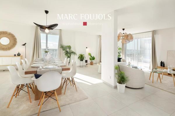 appartement neuf livré vue mer avec piscine sur le toit