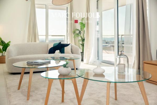 appartement neuf livré vue mer avec piscine sur le toit