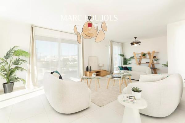 appartement neuf livré vue mer avec piscine sur le toit