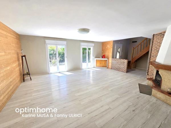 LA CAPELLE (02) - 🏡 Vente maison individuelle semi-plain-pied 182 m² avec 6 chambres, garage 🚗 et terrain ☘️